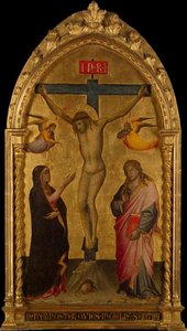 Crucifixion With The Virgin And St John — Niccolò Di Pietro Gerini, Utrecht Caravaggism