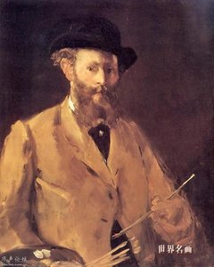 Self Portrait With A Palette — Édouard Manet, Impressionism