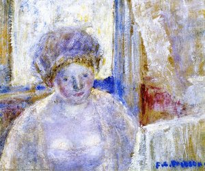 Girl With Earrings (study) — Frederick Carl Frieseke