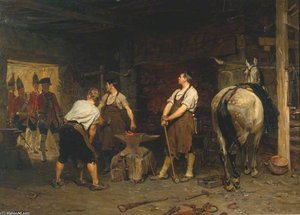 After Culloden, Rebel Hunting — John Seymour Lucas