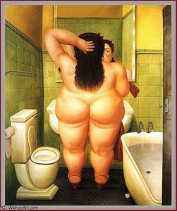 La Toilette. — Fernando Botero