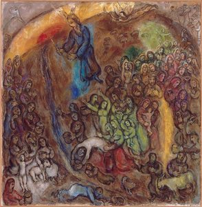 Striking The Rock — Marc Chagall
