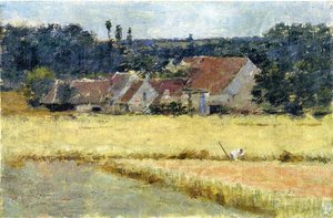 French Farmhouse — Theodore Robinson
