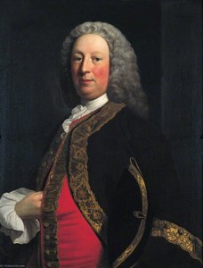 Sir Merrik Burrell (1699–1787), Bt, Governor Of The Bank Of England (1758–1760) — Allen Ramsay