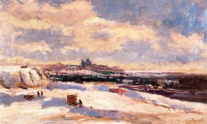 Madrid Nevado Desde La Moncloa — Aureliano De Beruete Y Moret