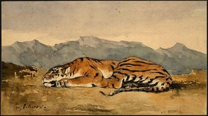 Tiger — Eugène Delacroix
