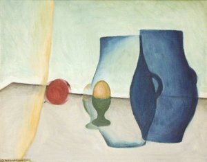 Still Life With Egg And Apple — Evan Walters