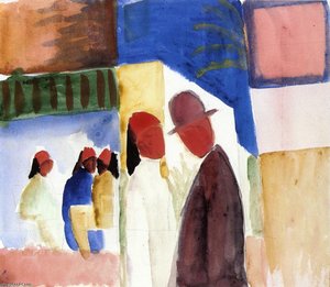 On The Street — August Macke