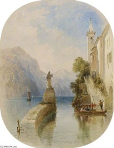 A View In The Italian Lakes