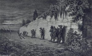 Werewolves, Illustration For 'legendes Rustiques'