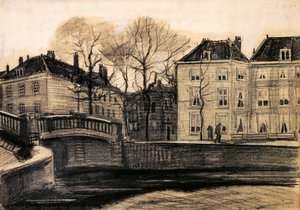 Bridge And Houses On The Corner Of Herengracht-prinsessegracht — Vincent Willem Van Gogh