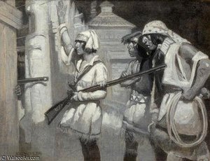 Attack On The Stockade — N.c. Wyeth