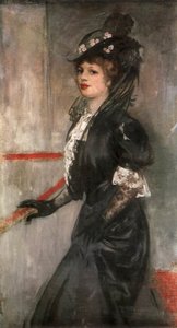 Portrait Of The Painter's Wife — István Csók