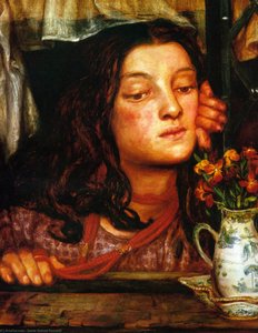 Girl At A Lattice — Dante Gabriel Rossetti