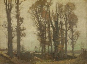 Trees, Sombre Tones — Samuel John Lamorna Birch