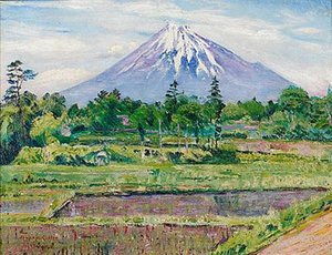 Mount Fuji — David Davidovich Burliuk