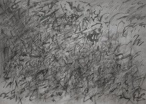 Invisible Sun (algorithm 5, Second Letter Form) — Julie Mehretu