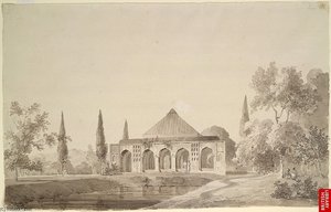 Jahangir Khan's Garden, Najibabad — Thomas And William Daniell, Orientalism