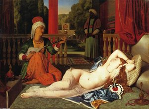 Odalisque With Female Slave — Jean-auguste-dominique Ingres