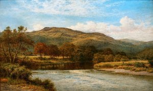 The Conway Near Bettws-y-coed — R.a Benjamin Williams Leader