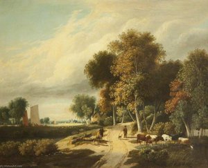 A Scene In Norfolk — Samuel David Colkett