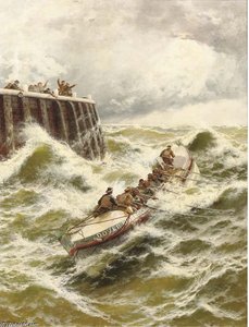 Dover Lifeboat- The Rescue — Thomas Rose Miles