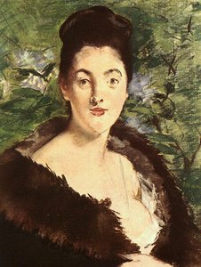 Lady In A Fur — Édouard Manet, Impressionism