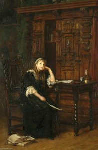 Princess Elizabeth In Prison At St James’s — Sir John Everett Millais