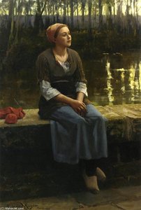 The Stroller — Daniel Ridgway Knight