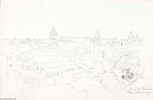 From The Palatine, Rome — George Elbert Burr
