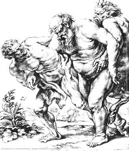 Silenus (or Bacchus) And Satyrs — Peter Paul Rubens