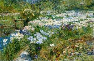 The Water Garden — Frederick Childe Hassam