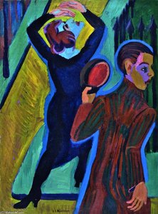 Farewell — Ernst Ludwig Kirchner, Expressionism