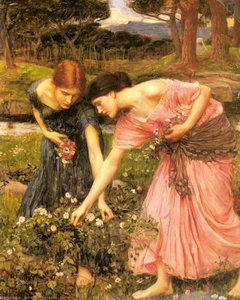 Gather Ye Rosebuds While Ye May — John William Waterhouse
