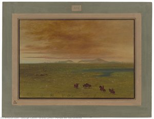 Grand Lavoir, Pampa Del Sacramento — George Catlin