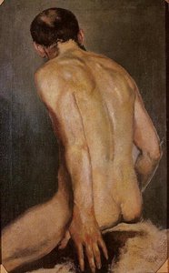 Nude Male Study — Jacek Malczewski, Symbolism