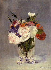Flowers In A Crystal Vast — Édouard Manet