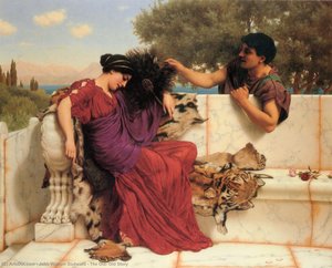 The Old, Old Story — R.b.a John William Godward