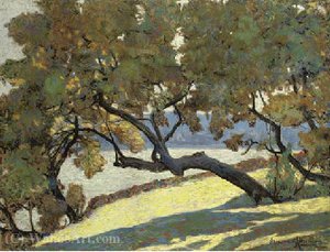 Le Grand Arbre Au Bord De La Mer — Alexander Altmann