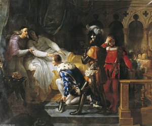 La Mort De Louis Xii Surnomme Le Pere Du Peuple — Merry-joseph Blondel