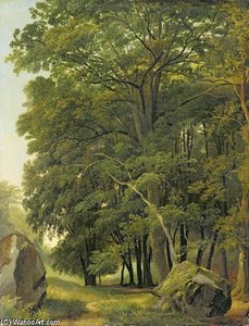 A Wooded Landscape — Ramsay Richard Reinagle