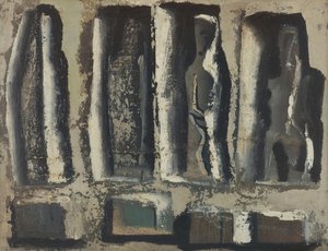 Statues In Niches — Mario Sironi, Contemporary Realism