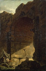 Ruins Of Antique Triumphal Arch — Hubert Robert