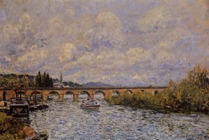 The Sevres Bridge — Alfred Sisley