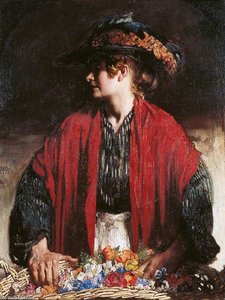 Lottie Of Paradise Walk — Sir William Newenham Montague Orpen