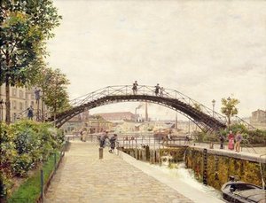 The Saint-martin Canal — Marie Francois Firmin-girard