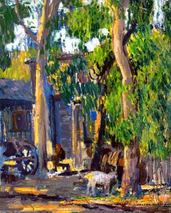 Under Eucalyptus, Laguna Beach — Joseph Kleitsch