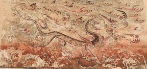 Replica Of The White Tiger Mural In Jinpa-ri Tomb No. 1 — Tsunekichi Oba, Nihonga