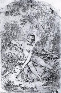 Study For The Bath Of Venus — François Boucher