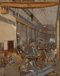 Munitions, Newcastle — Sir John Lavery, Scottish Impressionism